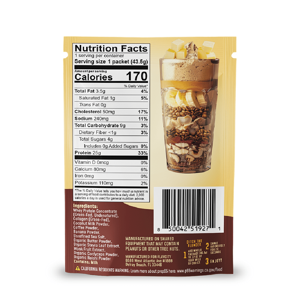 Protein Smoothie Single-Serve Butter Coffee