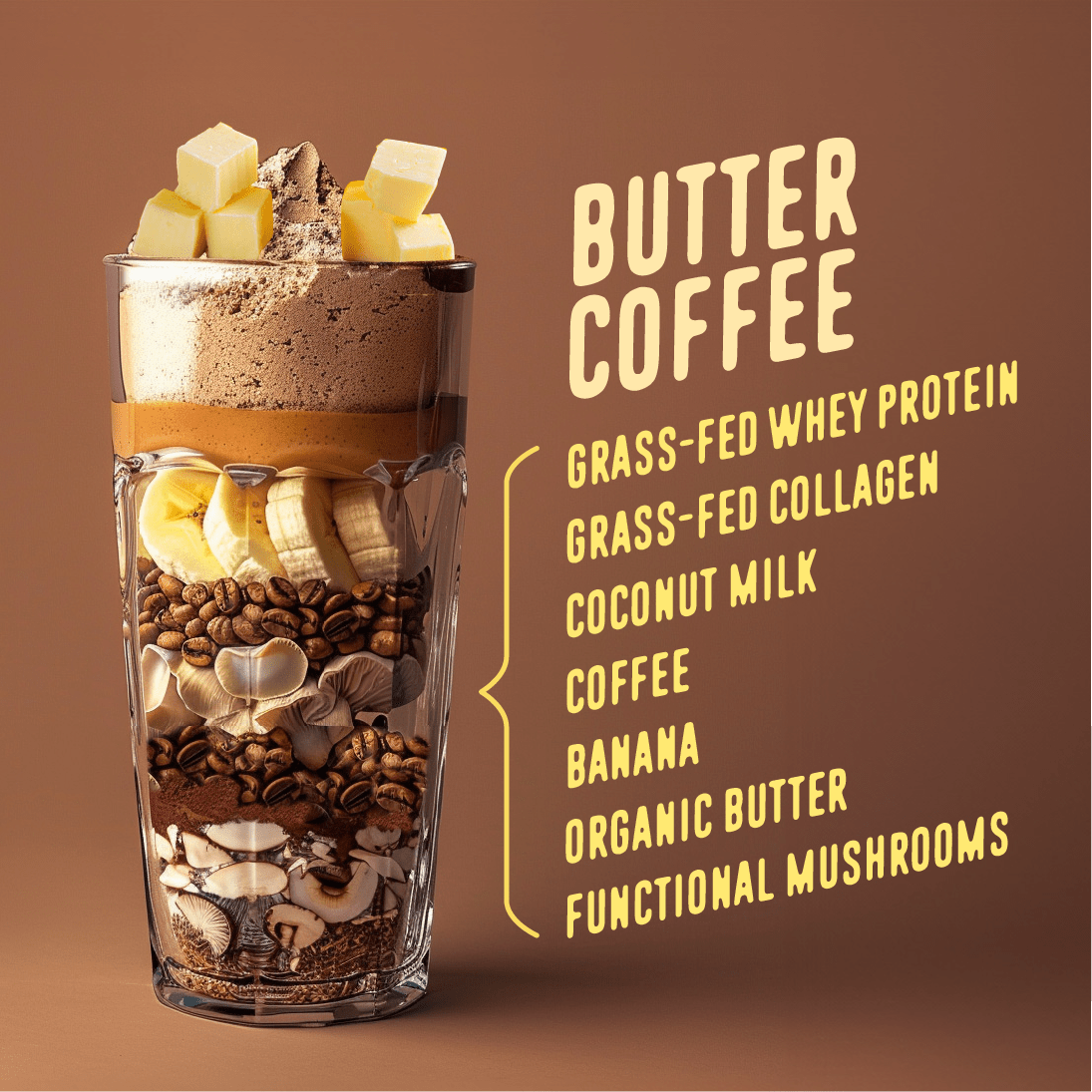 Butter Coffee Protein Smoothie