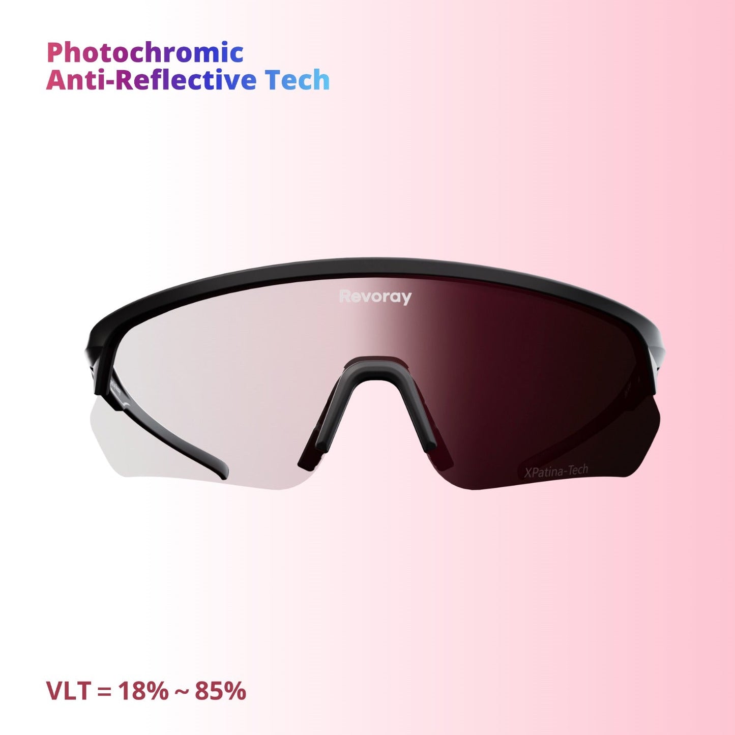 Brisk Y2 Photochromic Superlight Sport Sunglasses