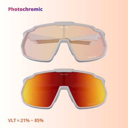 Brisk Y1 Photochromic Cycling Sunglasses