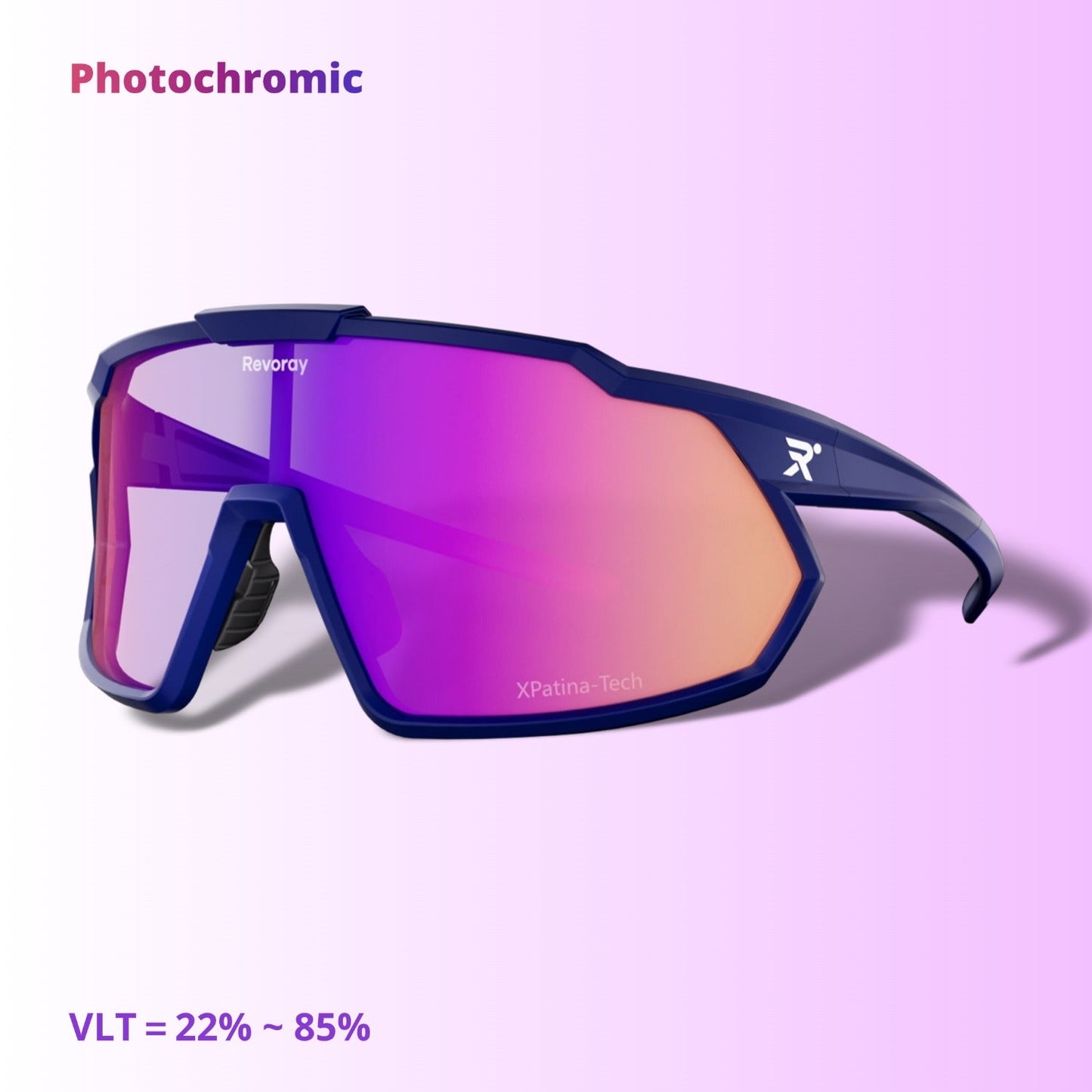 Brisk Y1 Photochromic Cycling Sunglasses