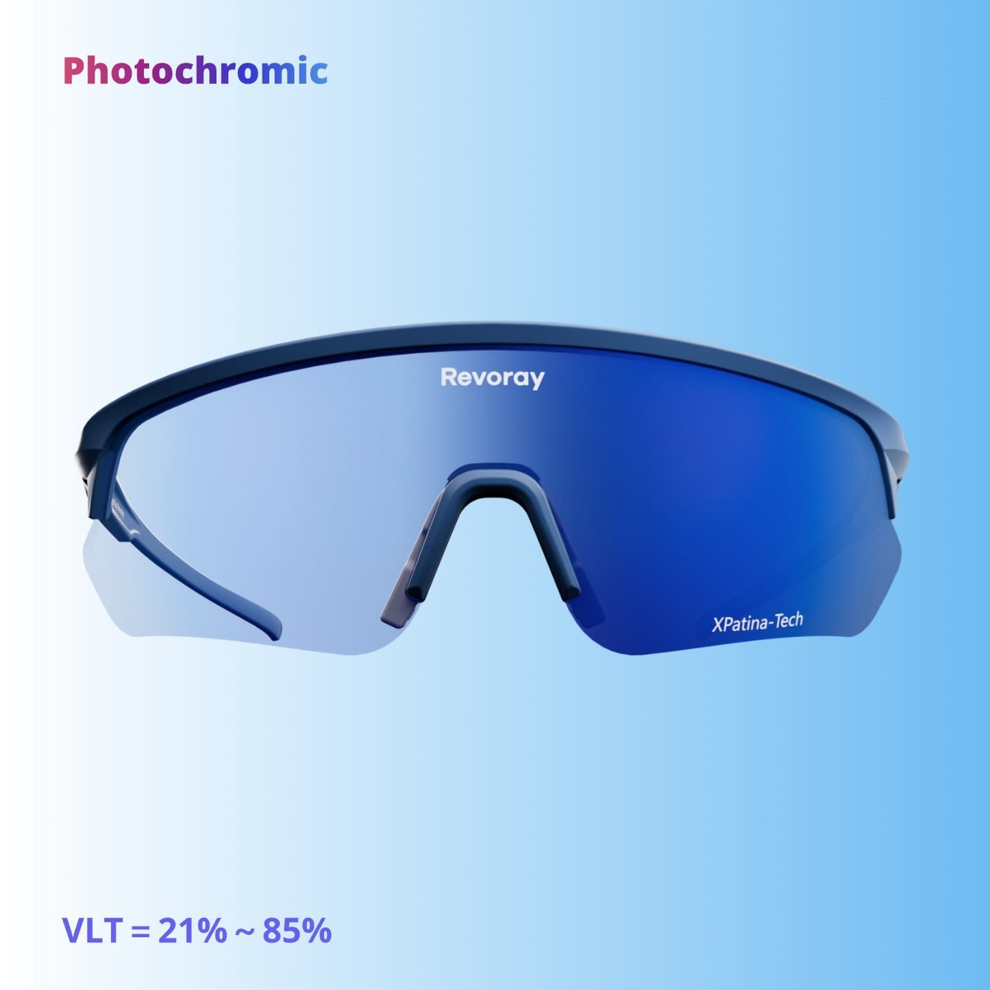 Brisk Y2 Photochromic Superlight Sport Sunglasses