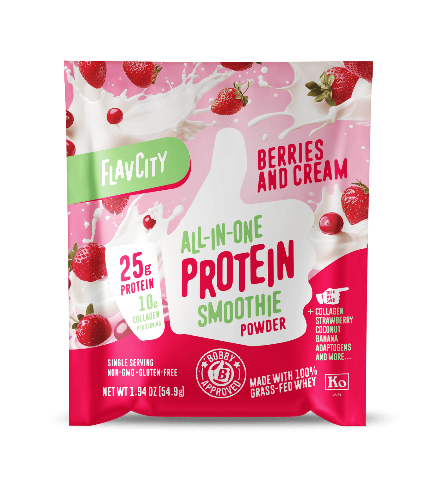 Protein Smoothie Single-Serve Berries & Cream