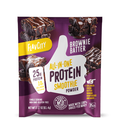 Protein Smoothie Single-Serve Brownie Batter