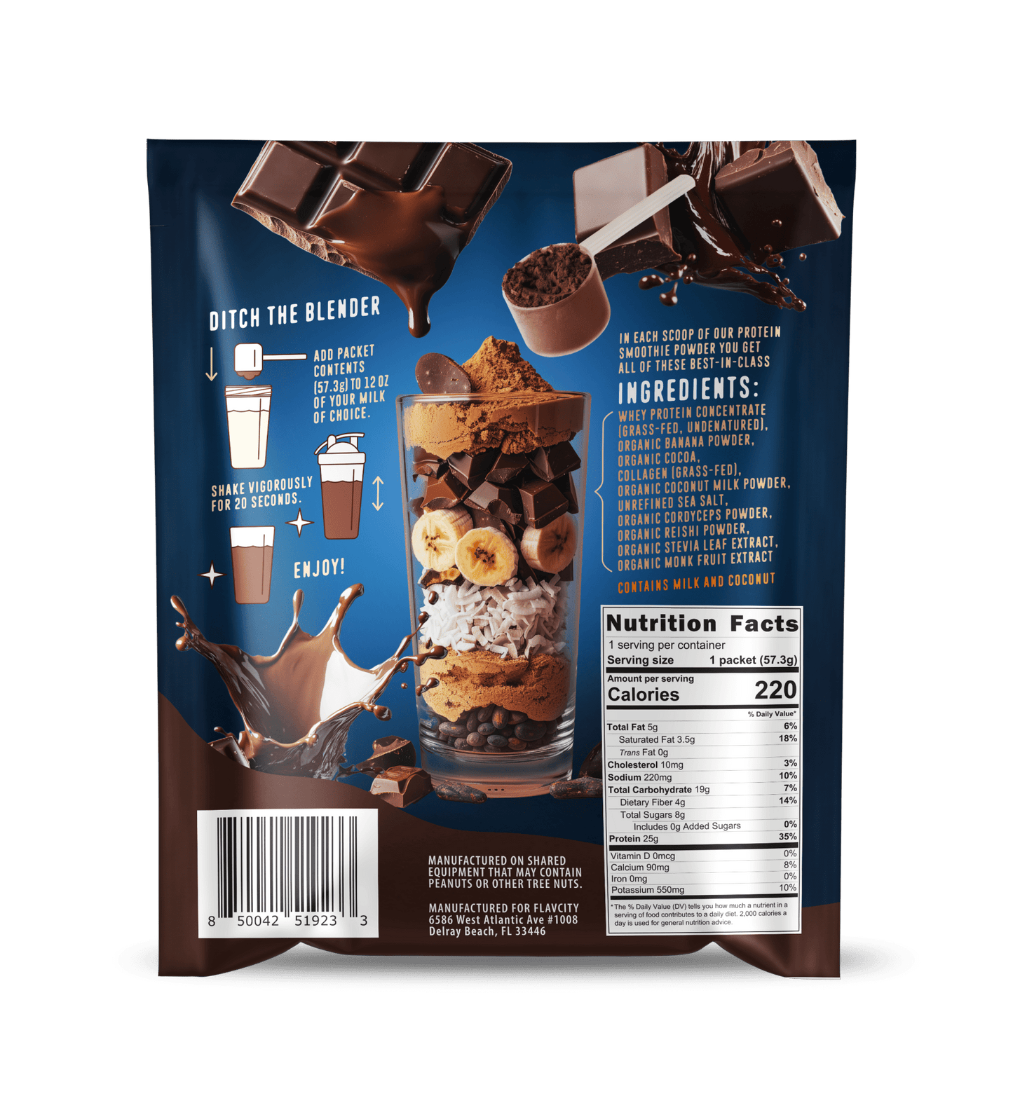 Protein Smoothie Single-Serve Chocolate