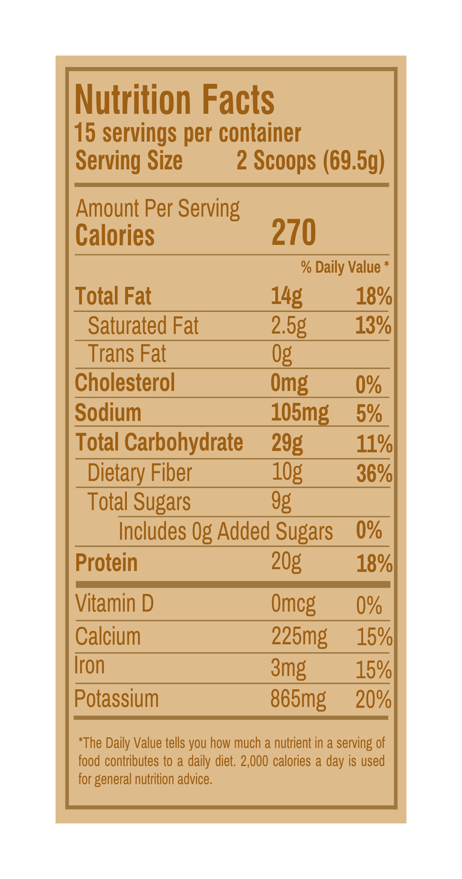 Plant-Based Chocolate Peanut Butter Protein Smoothie