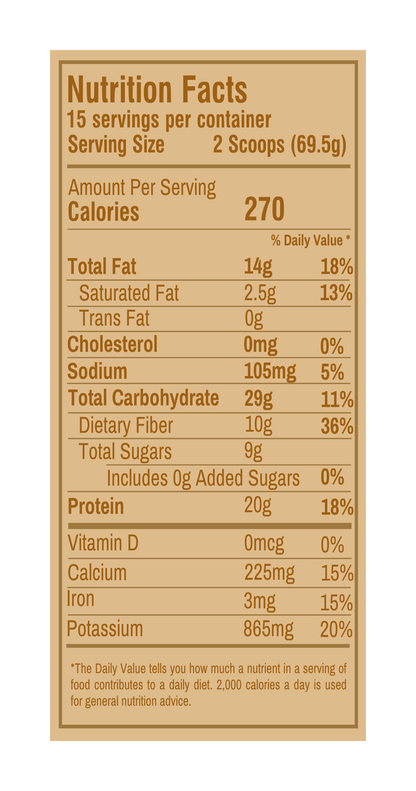 Plant-Based Chocolate Peanut Butter Protein Smoothie