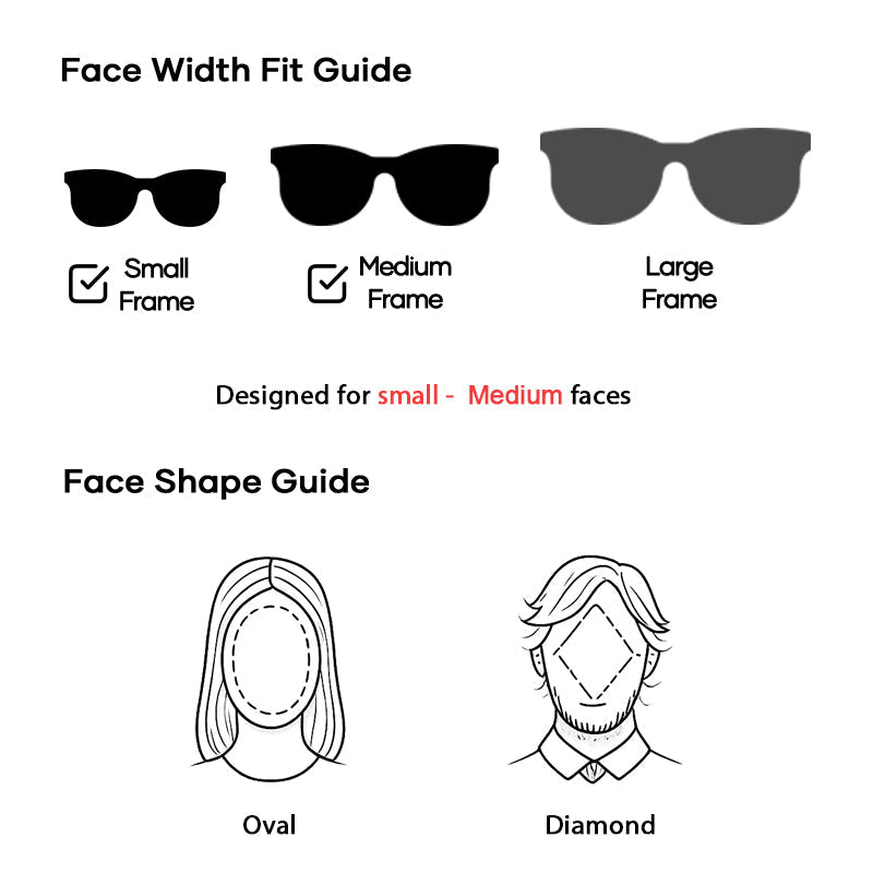 Brisk Y7 Cycling Sunglasses for Small Face