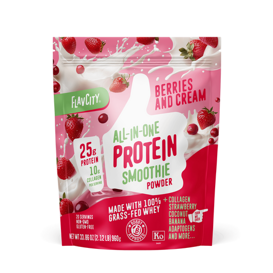 Berries & Cream Protein Smoothie