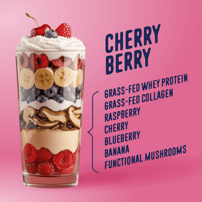 Cherry Berry Protein Smoothie