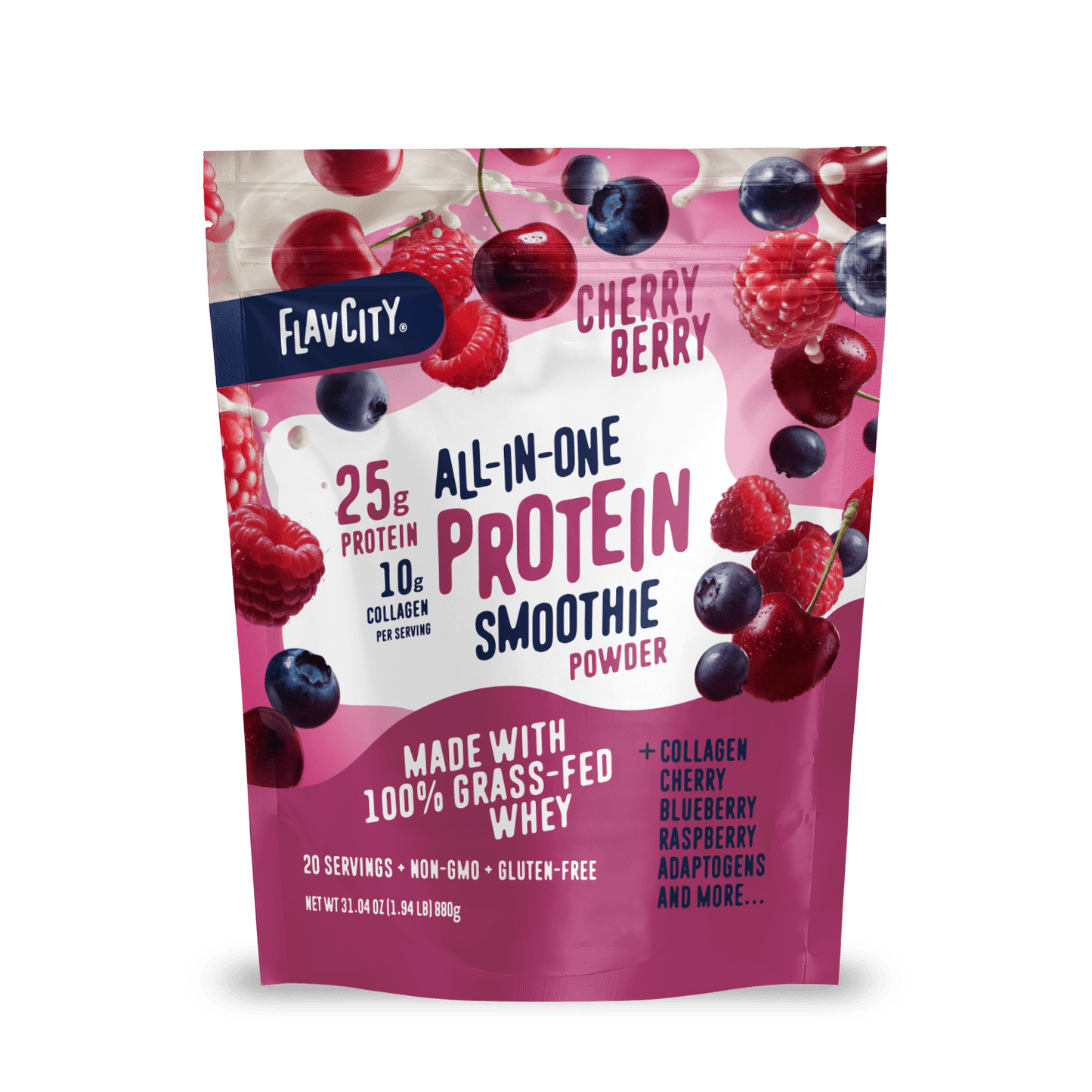 Cherry Berry Protein Smoothie