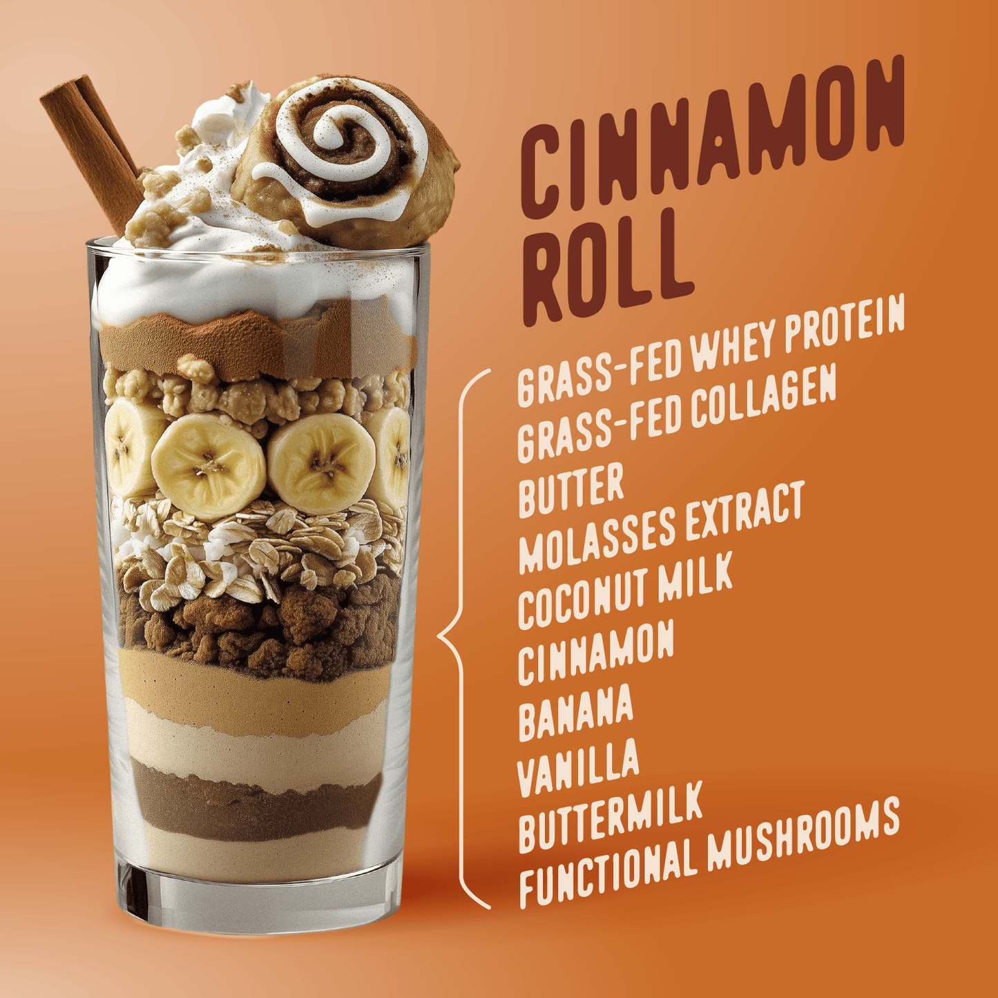 Cinnamon Roll Protein Smoothie