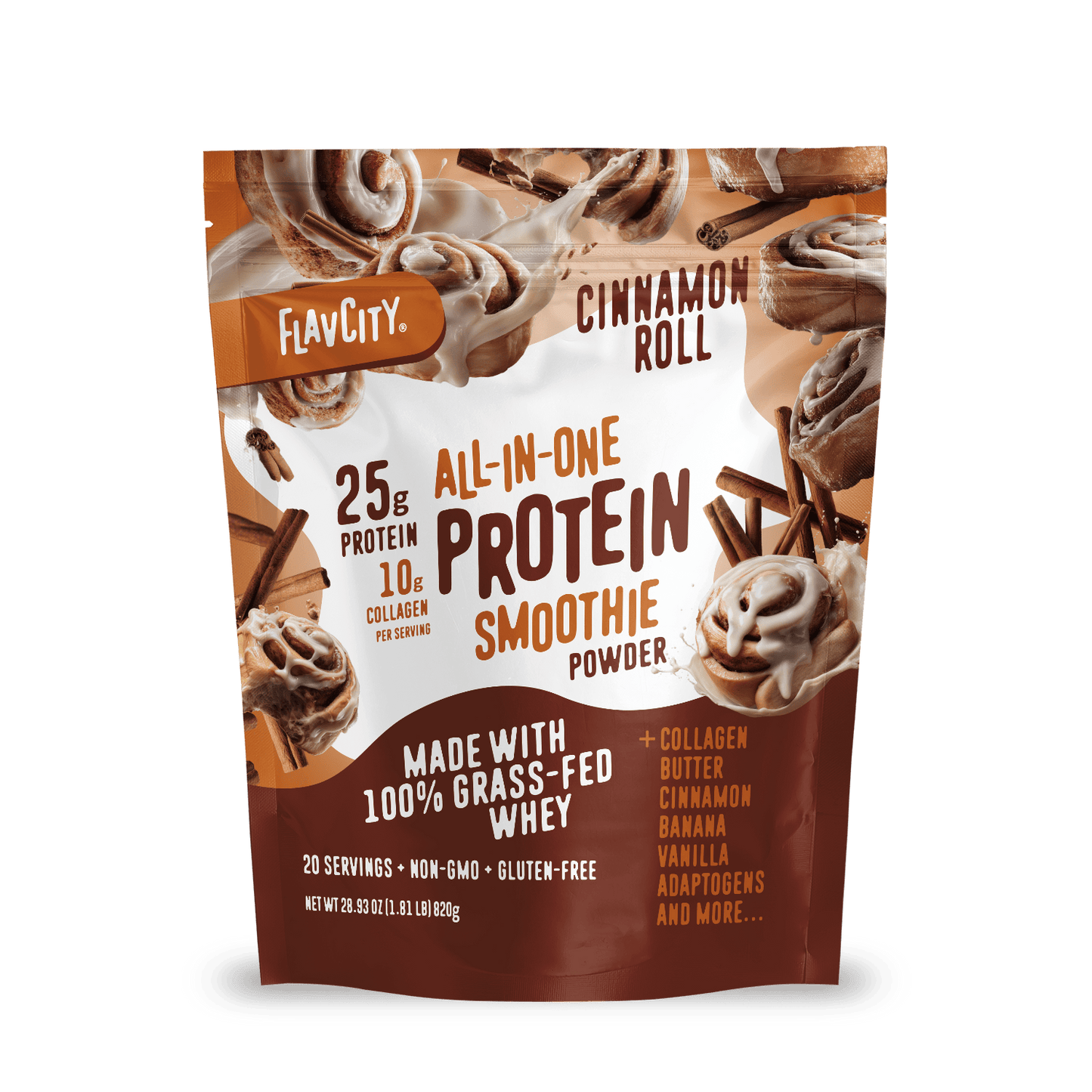 Cinnamon Roll Protein Smoothie