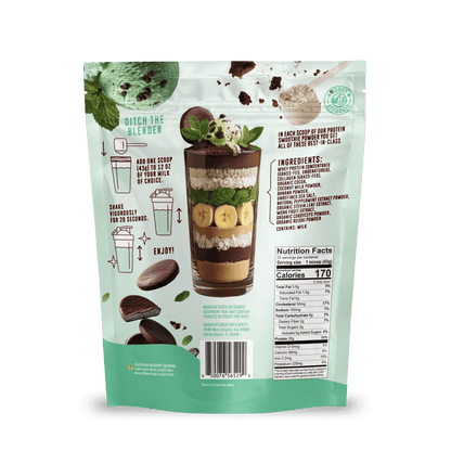 Mint Chocolate Protein Smoothie