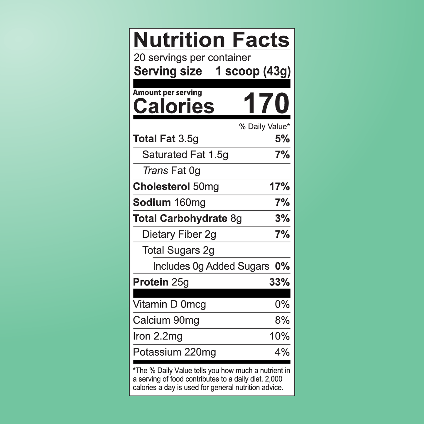 Mint Chocolate Protein Smoothie