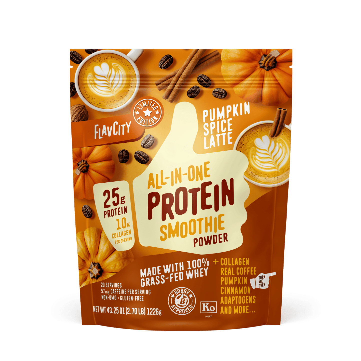 Pumpkin Spice Latte Protein Smoothie